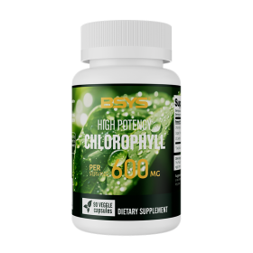 BSYS Chlorophyll Capsules  Fat Metabolism Support Aid Blood Purification & Detox Boost  Digestive Health & Constipation Relief Helper  Immune Sys (Option: One bottle)